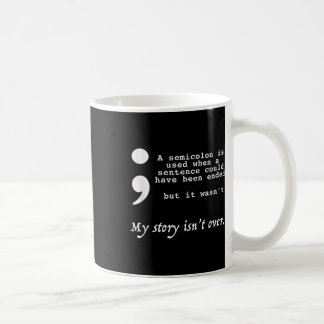 Mug Oui, Et Jumelle Semicolon Prévention Suicide Awar