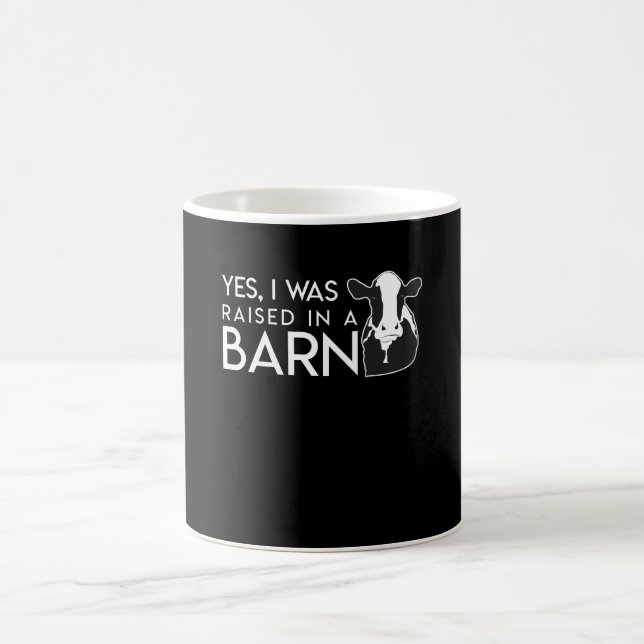Mug Oui j'ai été élevé dans une chemise d'amant de (Centre)