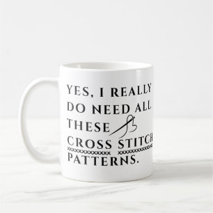 Mug Oui, j'ai vraiment besoin de tous ces motifs de po