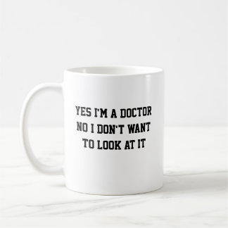 Mug Oui, je suis un Docteur Non, je ne veux pas le reg