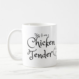 Mug Oui Je suis un vendeur de poulet avec un profil de