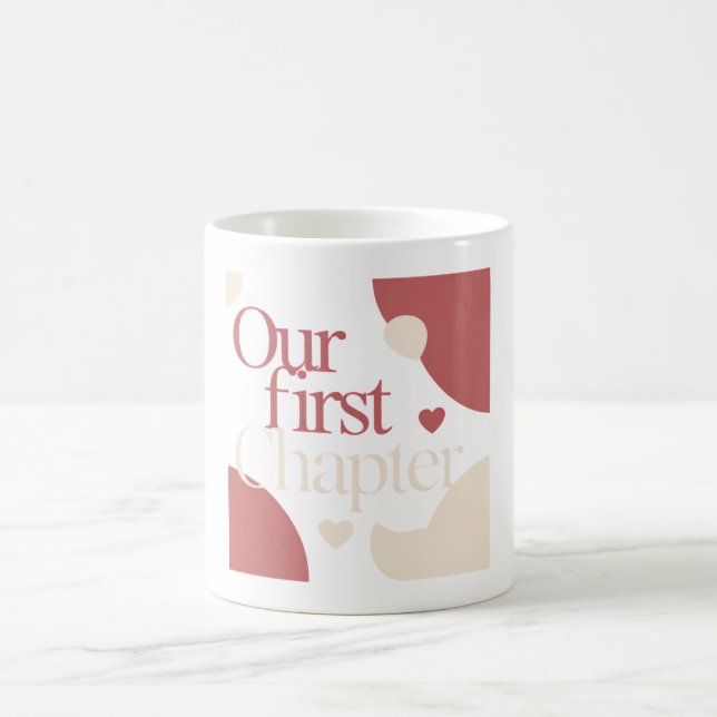 Mug Our First Chapter – Minimal Valentine's Day Quote (Centre)
