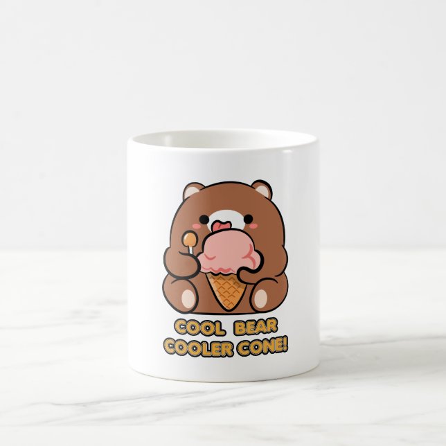 Mug Ours cool, cône glacière (Centre)