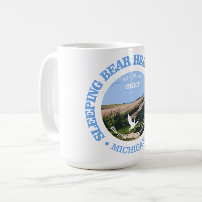 Mug Ours couché HT (cyclisme c) (Devant gauche)