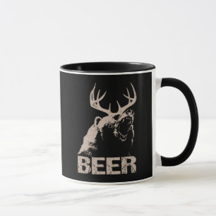 Mug Ours de cerfs communs de bière