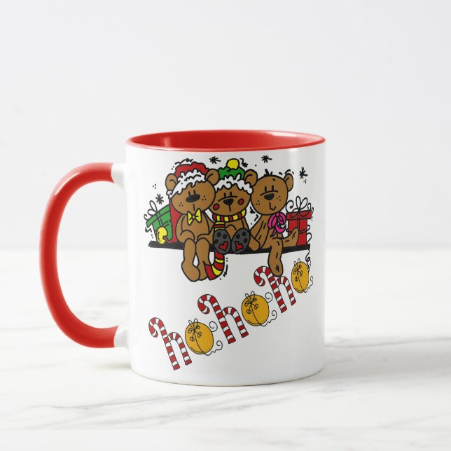 Mug Ours de Noël Brown (Gauche)
