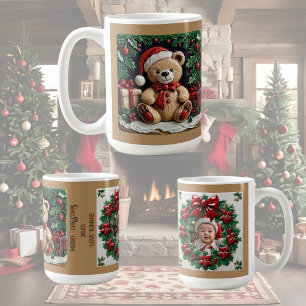 Mug Ours de Noël et présente du café Mu personnalisabl