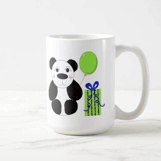Mug Ours de panda avec ballon vert (Droite)