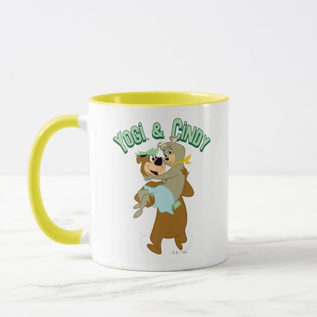 Mug Ours de Yogi portant un ours de Cindy (Gauche)