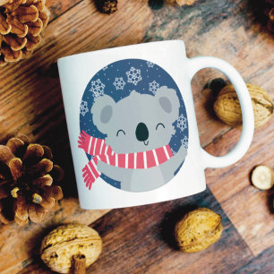 Mug ours en koala Noël d'hiver