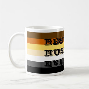 MUG OURS GAY MEILLEUR HUSBEAR JAMAIS OURS COULEURS DE