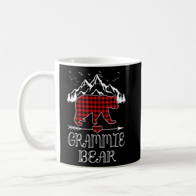 Mug Ours Grammie, Ours Grammie Plaid De Buffle Rouge P (Gauche)