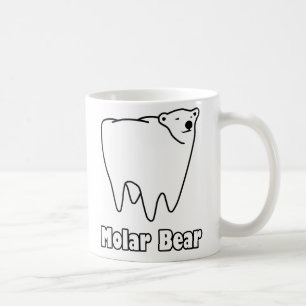 Mug Ours molaire Ours polaire Ours de dents
