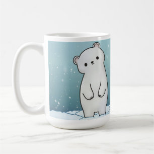 Mug Ours polaire dans la boue de neige