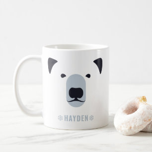 Mug Ours polaire   Nom personnalisé