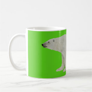 Mug Ours polaire vert
