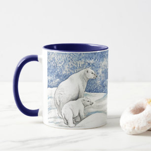 Mug Ours polaires de neige
