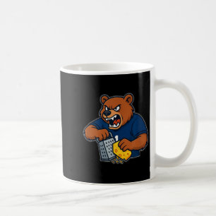 Mug Ours râpant du fromage drôle