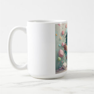 Mug Ours Teddy Mignonne Qui Brise À Travers Le Mur   S