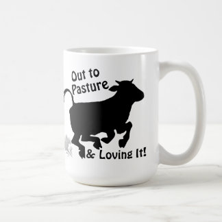 Mug Out to Pasture & Loving It Funny Cow Retirement
