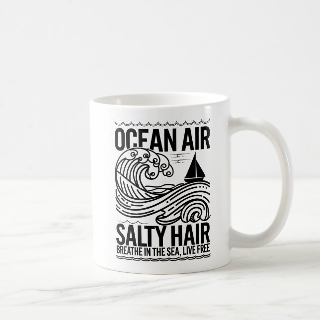 Mug Outdoor Adventure Camping Thérapie Art (Droite)