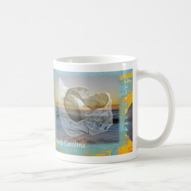 Mug Outer Banks North Carolina Seashell & Surf (Droite)