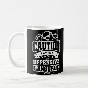 Mug Outil de vol de prudence Mécanique d'aéronef Diese