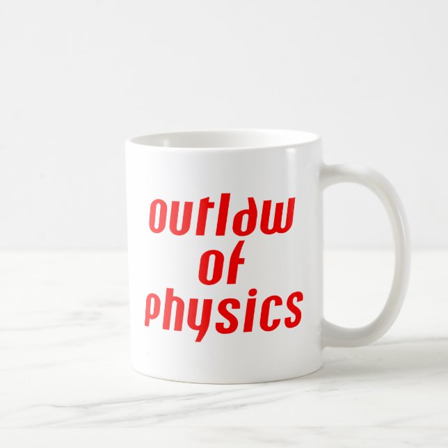Mug Outlaw of Physics - Rouge (Droite)
