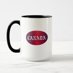 Mug oval du canada