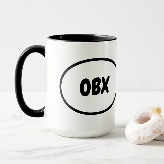 Mug Ovale OBX (Avec donut)