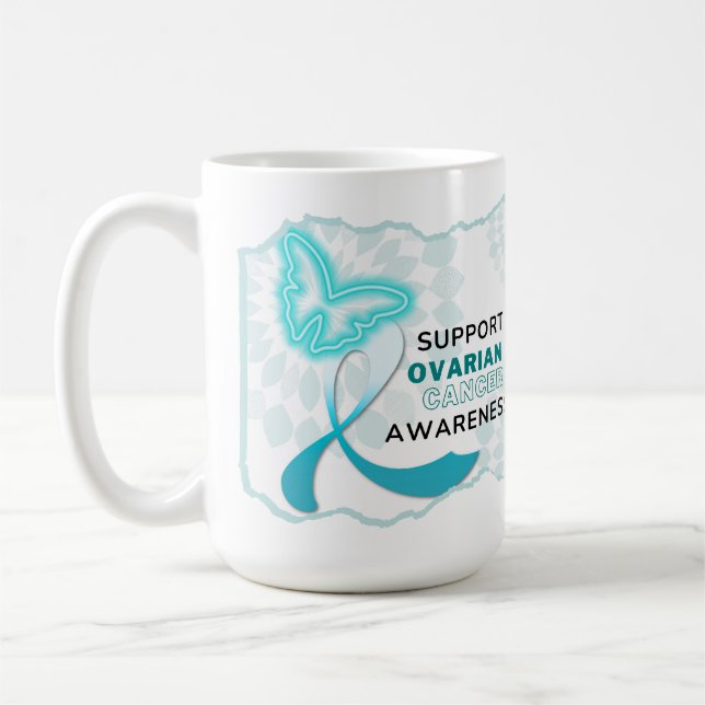 Mug Ovarian Cancer Awareness (Gauche)