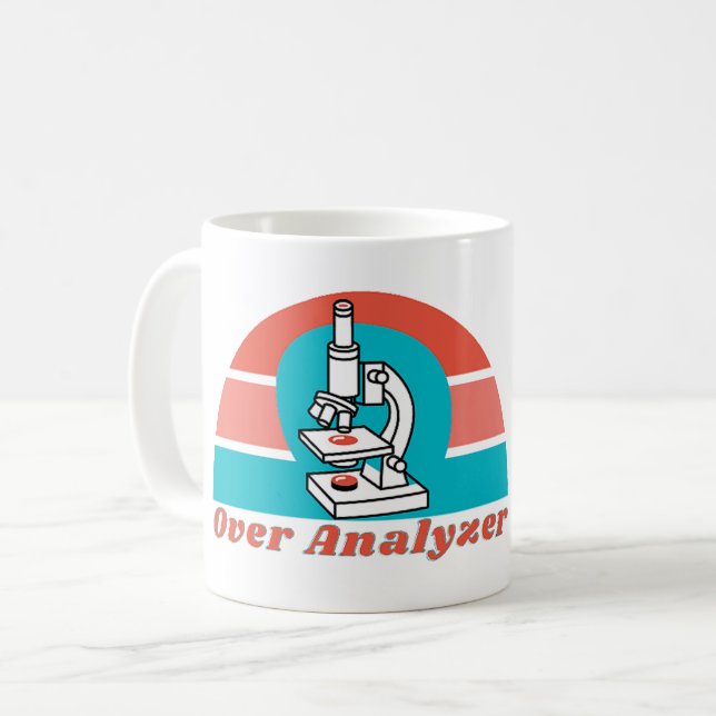 Mug Over Analyzer - Microscopic Lab Tech (Devant gauche)