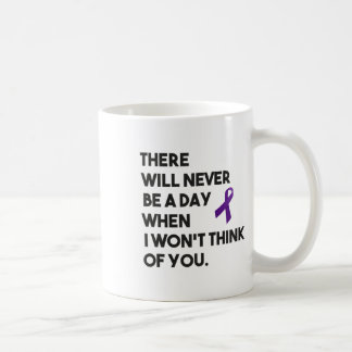 Mug Overdose Awareness Purple Ribbon Think Of You 