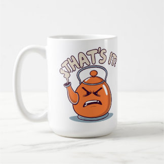 Mug Overheated - Funny Whistling Kettle