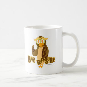 Mug Owen Soyez sûr de mignon dessin animé amusant