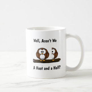 Mug Owl Hoot et une demi-doublement de la caféine