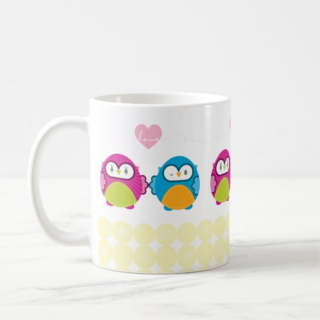 Mug OWL LOVE :: fille vive + garçon (Gauche)