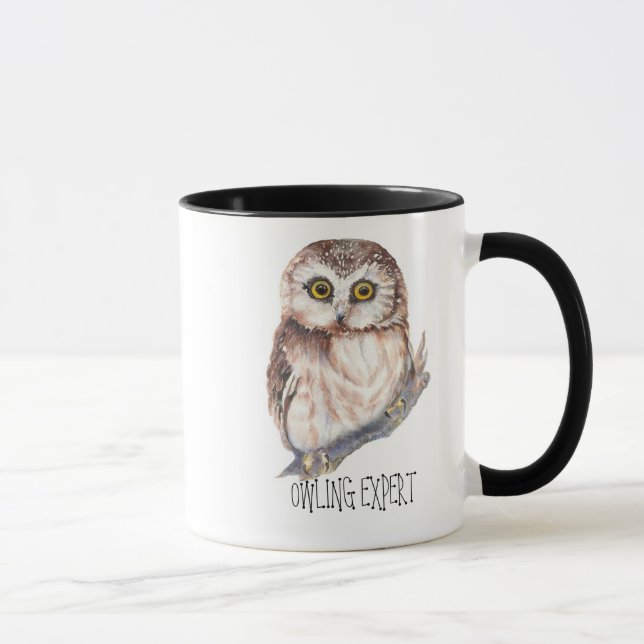 Mug Owling Expert, Funny Little Owl (Droite)