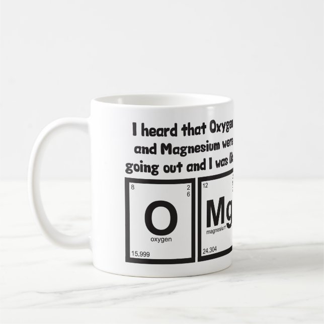 Mug Oxygène Et Magnésium OMG (Gauche)