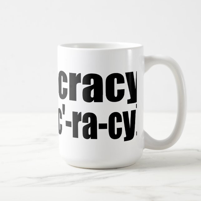 Mug Oxygentees Ineptocracy (Droite)