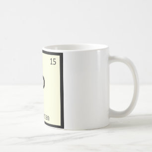 Mug P - Chimie du fromage Parmesan Tableau périodique