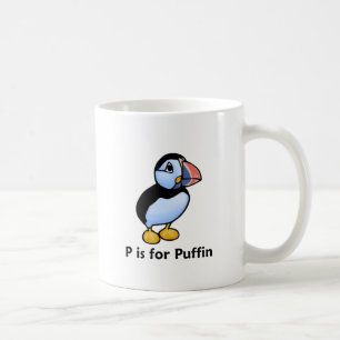 Mug P est pour le macareux
