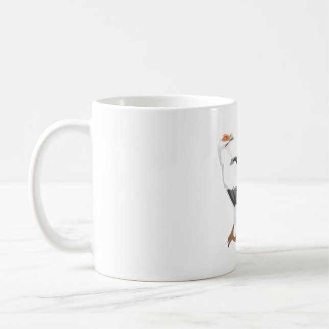 Mug P est pour le Vautour des noix de palme (Gauche)