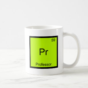Mug P.R. - Pièce en t de professeur Funny Chemistry