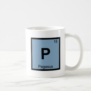 Mug P - Symbole de tableau périodique de la chimie gre
