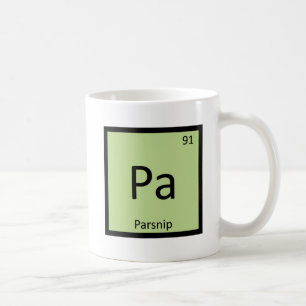 Mug Pa - Chimie végétale de Parsnip Tableau périodique