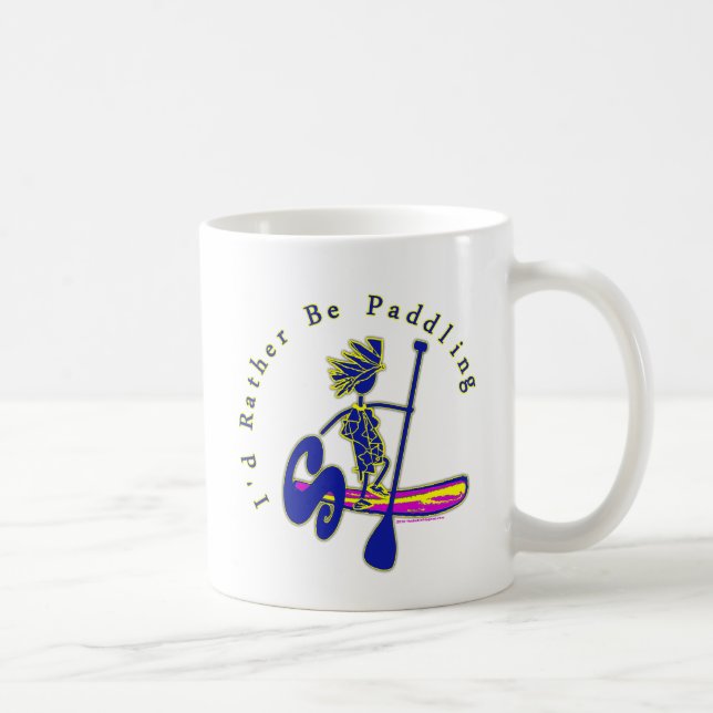 Mug Paddleboard Je Préférerais Pagayer (Droite)