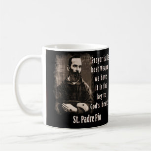 Mug Padre Pio Saint catholique franciscain 