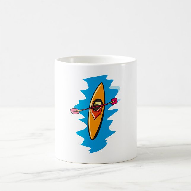 Mug  pagaie de kayak sport nautique (Créateur téléchargé)