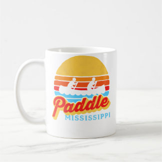 Mug Pagaie Vintage Mississippi Canoë Rétro Radeau Sole